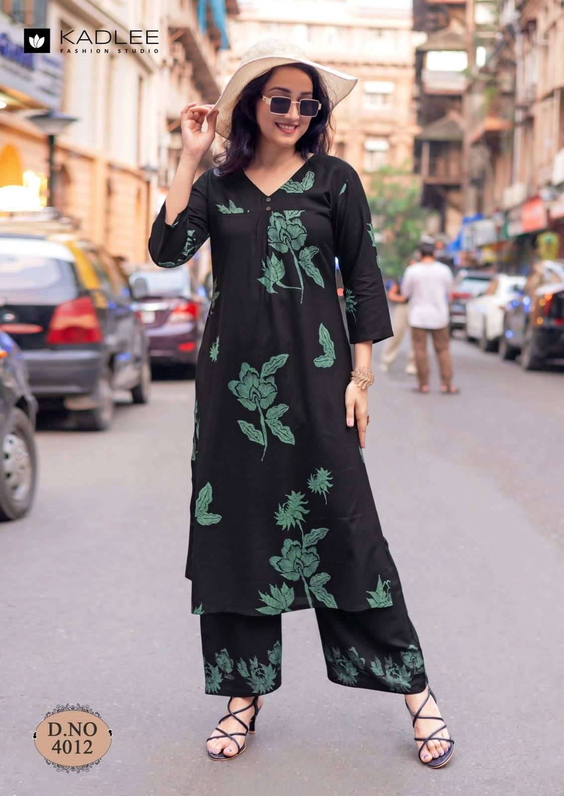 Heer Vol 2 By KADLEE 4007 To 4012 Series Beautiful Festive Suits Colourful Rayon Print Co-ord sets At Wholesale Price